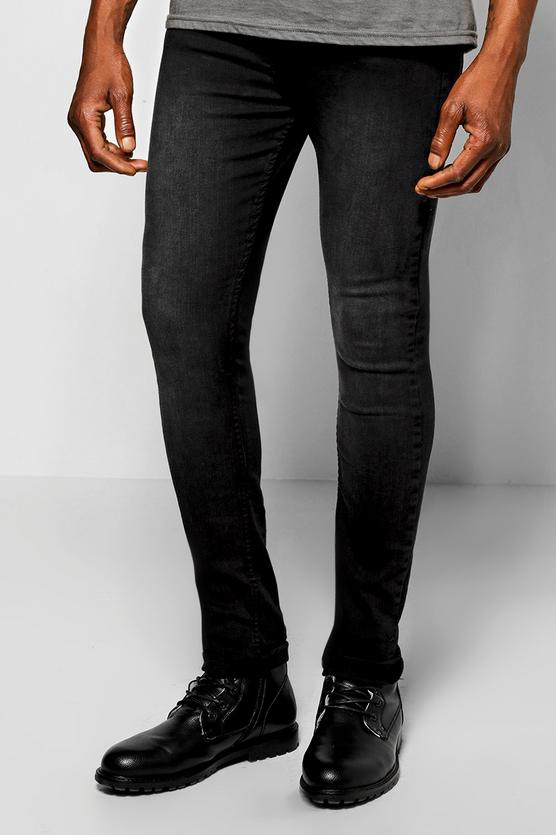 Washed Black Super Skinny Fit Jeans